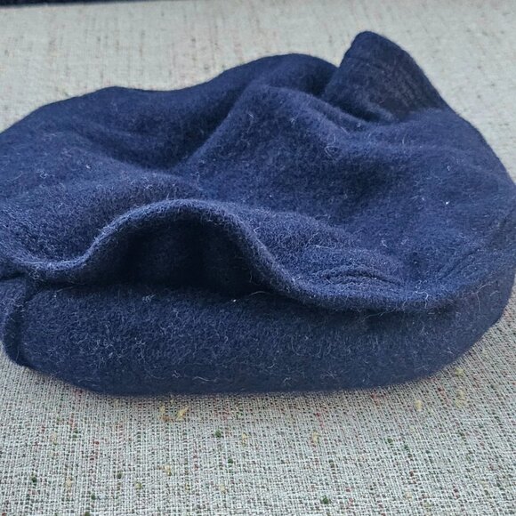 Men Hat Blue Wool Chitral Cap Topi Cultural Ethnic hat Handmade Warm Hat New - Picture 9 of 12